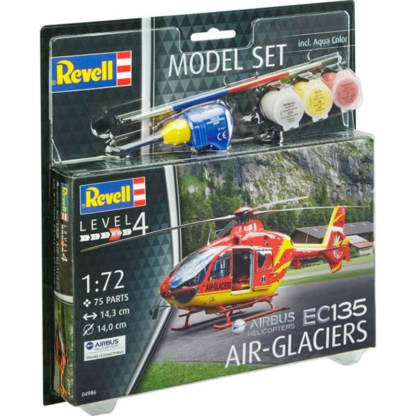 EC135 'AirGlaciers' 'Model Set' John Ayrey Die Casts